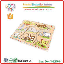 2015 good wood animal puzzle educational toys for toddlers